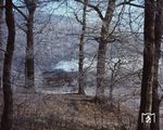 Mit D 2100 rollt eine 01.5 bei Hönebach talwärts. (21.12.1972) <i>Foto: Johannes Glöckner</i>