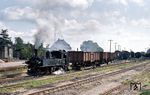 99 1608 rangiert in Mügeln, dem damals größten Schmalspurbahnhof Europas. (11.05.1983) <i>Foto: Peter Schiffer</i>