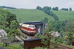 DR 118 773 erreicht mit E 771 den Bahnhof Cranzahl. (18.06.1982) <i>Foto: Wolfgang Bügel</i>