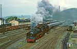 Für den letzten Abschnitt von Löbau (Sachsen) nach Dresden übernahmen wieder 01 137 und 03 001 den DMV-Sonderzug. (19.06.1982) <i>Foto: Wolfgang Bügel</i>