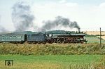 41 1303 (Bw Güsten) wurde am 03.10.1939 beim Bw Aschaffenburg in Dienst gestellt. Hier dampft sie vor P 3226 die Rampe von Sangerhausen nach Blankenheim hinauf. (11.08.1982) <i>Foto: Joachim Bügel</i>