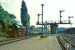 41 1132 fährt mit P 3226 in Staßfurt ein.  (12.08.1982) <i>Foto: Joachim Bügel</i>