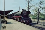 23 1025 - seit der Indienststellung am 04.09.1958 beim Bw Pasewalk beheimatet - wartet im Bahnhof Stralsund auf Ausfahrt. (04.1968) <i>Foto: Joachim Claus</i>
