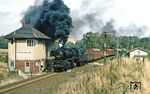 50 3657 mit Ng 62348 nach Nossen an der Blockstelle Rothschönberg. (28.09.1982) <i>Foto: Wolfgang Bügel</i>