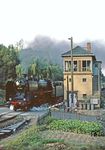03 001 verlässt mit einem Sonderzug den Bahnhof Miltitz-Roitzschen. (28.09.1982) <i>Foto: Wolfgang Bügel</i>