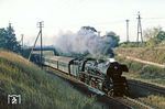 41 1303 mit P 3222 östlich von Köthen. (29.09.1982) <i>Foto: Wolfgang Bügel</i>