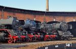 Vom 19. bis 21. August 2016 fand zum 25.sten Mal das Heizhausfest im ehemaligen Bw Chemnitz-Hilbersdorf statt, auf denen wieder neben eigenen Loks auch viele Gastloks zu sehen waren. (21.08.2016) <i>Foto: Andreas Höfig</i>