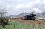 41 1130 rangiert den Ng 66474 aus Saalfeld im Güterbahnhof von Rudolstadt. (20.04.1983) <i>Foto: Wolfgang Bügel</i>