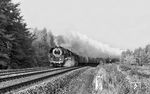 01 0502 (Bw Wittenberge) rauscht mit D 401 nach Berlin durch den Sachsenwald bei Friedrichsruh. (08.10.1972) <i>Foto: Dr. Thomas Obst</i>