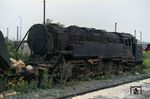 84 012 war die letzte einer acht Loks umfassenden Serie, die 1937 von der BMAG in Wildau speziell für die Strecke Heidenau - Altenberg (Erzgeb) geliefert wurden. Ihre aktive Zeit endete im Juli 1957 beim Bw Aue (Sachs). Ab 06.10.1958 dem Bw Dresden-Altstadt zugeteilt, diente sie bis April 1959 nur noch als Heizlok bei der SDAG Wismut in Freital. Nach langer Abstellzeit in Dresden-Altstadt wurde die Lok schließlich 1968 in Dresden verschrottet.  (11.08.1967) <i>Foto: Michael Holden</i>