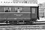 Bremsmeßwagen der Versuchs- und Entwicklungsstelle Maschinenwirtschaft in Halle (VES-M Halle). Sie war eine der Hauptverwaltung Maschinenwirtschaft der Deutschen Reichsbahn unterstellte Versuchsabteilung und arbeitete eng mit dem damaligen „Institut für Eisenbahnwesen“ zusammen, später mit dem Zentralen Forschungsinstitut des Verkehrswesens (ZfIV). (05.1968) <i>Foto: Manfred Elster</i>
