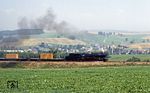 50 3671 mit Ng 66333 nach Falkenstein bei Rodewisch, im Tal der Göltzsch an der Einmündung des Wernesbachs auf einer Höhe von rund 450 m ü. NN. (29.08.1983) <i>Foto: Wolfgang Bügel</i>