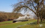 298.102 mit einem Zug nach Grünburg zwischen Aschach an der Steyr und Sommerhubermühle. (04.12.2016) <i>Foto: Stefan Jurasovits   </i>