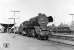 Auch die Magdeburger 41er waren häufig im Interzonenzugverkehr in Helmstedt anzutreffen. Am 15. September 1967 war dies die 1940 in Dienst gestellte 41 225. (15.09.1967) <i>Foto: Joachim Claus</i>