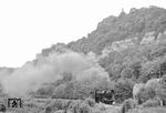 44 0757 (ex 44 1757) mit Dg 50460 im Saaletal vor den Dornburger Schlössern. (14.09.1979) <i>Foto: Wolfgang Bügel</i>