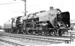 Fabrikneu präsentiert sich 03 151 in ihrer Heimat-Dienststelle. Seit 04.03.1934 war sie dem Bw Leipzig Hbf West zugeteilt.  (03.1934) <i>Foto: DLA Darmstadt (Hubert)</i>