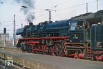 Die Saalfelder 41 260 wartet in Leipzig Hbf auf die Rückfahrt in die Heimat. (08.08.1967) <i>Foto: Robin Fell</i>