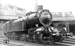 Klassische Porträtaufnahme der damals stärksten Mallet-Lok Europas: 96 001 vom Bw Brügge (Westf) als Gastlok im Bw Hagen Gbf. (04.1931) <i>Foto: DLA Darmstadt (Bellingrodt)</i>