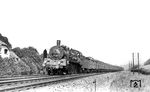 17 267 (Bw Köln Bbf) vor dem stilreinen aus preußischen Wagen gebildeten P 512 bei Milspe (seit 2. Oktober 1955 Ennepetal-Milspe).  (08.08.1935) <i>Foto: DLA Darmstadt (Bellingrodt)</i>