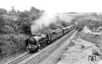 39 206 (Bw Stuttgart-Rosenstein) mit D 370 unterwegs bei Bruchsal.  (23.07.1937) <i>Foto: DLA Darmstadt (Bellingrodt)</i>