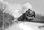 39 200 (Bw Stuttgart-Rosenstein) auf der Gäubahn bei Eutingen (Württ). (1937) <i>Foto: RVM (Ulmer)</i>