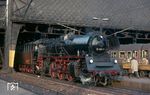35 1061 (ex 23 1061 vom Bw Nossen) mit einem Personenzug im Bahnhof Dresden-Neustadt. (1974) <i>Foto: J. R. Broughton</i>