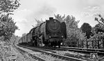 01 226 vor D 111, den sie in Helmstedt übernommen hat, kurz vor Berlin-Wannsee. (25.07.1968) <i>Foto: Burkhard Wollny</i>