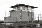 Stellwerk "Lvs" - Lehrte Verschiebebf Süd - im Zustand von 1978. (03.1978) <i>Foto: Benno Wiesmüller</i>