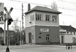 Das Stw "Lsi" (Lehrte Süd Iltener Str.) stand an dem Streckenteil Lehrte - Hildesheim, den es heute nicht mehr gibt. Die heutige Strecke führt seit 1990 in einem östlichen Bogen um diesen Bereich herum. (03.1978) <i>Foto: Benno Wiesmüller</i>