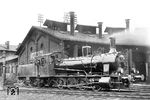 Die preußische G 7¹ - 55 209 (Schichau, Baujahr 1904) - in ihrer Heimatdienststelle Bw Letmathe. Die Lok wurde im Dezember 1933 ausgemustert. (1932) <i>Foto: DLA Darmstadt (Bellingrodt)</i>