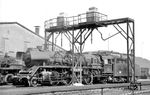 Die Erfurter 22 052 zu Gast im Bw Bebra. Mit Erscheinen der 01.5 beim Bw Erfurt wurde sie hier abgelöst. (10.06.1962) <i>Foto: Joachim Claus</i>