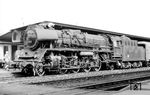 22 052 ist mit D 200 aus Leipzig in Bebra eingetroffen. (28.07.1962) <i>Foto: Joachim Claus</i>