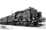 24 050 vom Bw Buchholz (Kr Harburg) unterwegs in der Nordheide. Das Bw unterstand damals noch der Rbd Münster (Westf), mit Änderung der Rbd-Grenzen zum 1. April 1931 wurde die Rbd Altona zuständig. Die Lok war zuvor an das Bw Rahden (Kr Lübbecke) abgegeben worden.  (1930) <i>Foto: Rudolf Kreutzer</i>