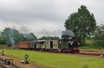 Höhepunkt des Festwochenendes war die Fahrt des IK-Zuges „Anno 1900“ auf der Strecke der Döllnitzbahn.  (09.09.2017) <i>Foto: Andreas Höfig</i>