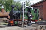 Beim Nachbau der sächs. I K der Pressnitztalbahn werden in Mügeln die Vorräte aufgefüllt. (10.09.2017) <i>Foto: Andreas Höfig</i>