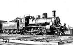36 956 (sächs. VIII V2 Nr. 576, Hartmann, Baujahr 1909) aufgenommen am Hilfszug im Heimat-Bw Leipzig Hbf Süd. Die hier noch beheimateten 36er fanden bis zum Ablauf der Fristen in untergeordneten Diensten Verwendung. Für 36 956 kam 1930 der Ausmusterungsbescheid.  (1928) <i>Foto: DLA Darmstadt (Hubert)</i>