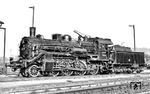 38 222 in ihrer Heimatdienststelle Bw Nossen. Dort war sie vom 19.01.1946 bis zu ihrer Ausmusterung am 22.08.1968 stationiert. (10.1967) <i>Foto: Dieter Wünschmann</i>