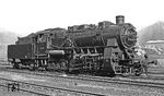 58 1246 (Henschel, Baujahr 1919) wartet in Schlema auf ihren nächsten Einsatz. (02.1976) <i>Foto: Burkhard Wollny</i>