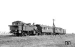 74 676 vom Bw Stolberg (Rheinl) mit P 767 (Stolberg ab 15.05 Uhr – Herzogenrath an 15.38 Uhr) bei Alsdorf (Kr Aachen).  (1936) <i>Foto: DLA Darmstadt (Bellingrodt)</i>