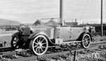Ein nagelneuer Daimler für die Inspektionsfahrten einer Bahnmeisterei in Stuttgart-Bad Cannstadt. (1936) <i>Foto: RVM</i>