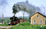 50 3666 mit Ng 65319 von St Egidien nach Oelsnitz (Erzgeb) bei St. Egidien. (17.05.1986) <i>Foto: Wolfgang Bügel</i>