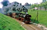 50 3666 erreicht mit Ng 65323 aus St. Egidien sein Fahrtziel Oelsnitz im Erzgebirge. (17.05.1986) <i>Foto: Wolfgang Bügel</i>