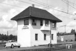 Ablaufstellwerk "Lr". (24.08.1975) <i>Foto: Benno Wiesmüller</i>