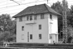 Wärterstellwerk "Lso" (Lüneburg Süd Ostseite). (24.08.1975) <i>Foto: Benno Wiesmüller</i>