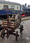 Alljährlich ist auf der ZLSM (Zuid Limburgse Stoomtrein Maatschappij) der Weihnachtsexpress unterwegs. Auch am Rande der Veranstaltung wird viel Wert auf Details gelegt. (26.12.2017) <i>Foto: Marcus Henschel</i>