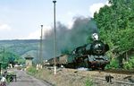 50 3551 (ex 50 2669) fährt mit Dg 54307 durch Lauter. (20.05.1986) <i>Foto: Wolfgang Bügel</i>