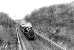 38 1888 vom Bw Löhne (Westf) mit E 287 (Bentheim – Rheine – Hameln) bei Bad Oeynhausen Süd.  (07.04.1938) <i>Foto: RVM-Filmstelle Berlin (Bellingrodt)</i>