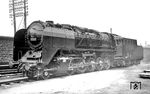 44 913 - noch ohne Schilder - bei Herstellerwerk Societe Francaise de Constructions Mecaniques (CAIL) in Denain/Frankreich. Die Lok wurde dem Bw Altenhundem zugeteilt und dort auch am 04.12.1961 ausgemustert. (06.1942) <i>Foto: Werkfoto</i>