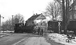 Rangiermanöver in Schönheide. (02.1976) <i>Foto: Burkhard Wollny</i>