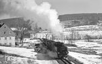 99 1771 auf der 750mm Schmalspurbahn Cranzahl – Kurort Oberwiesenthal in Hammerunterwiesenthal. (02.1976) <i>Foto: Burkhard Wollny</i>
